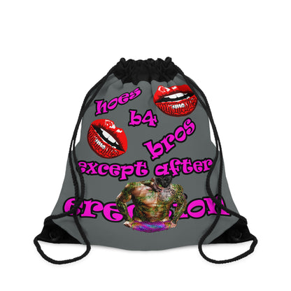 hoes b4 bros - Drawstring Bag (dark grey)