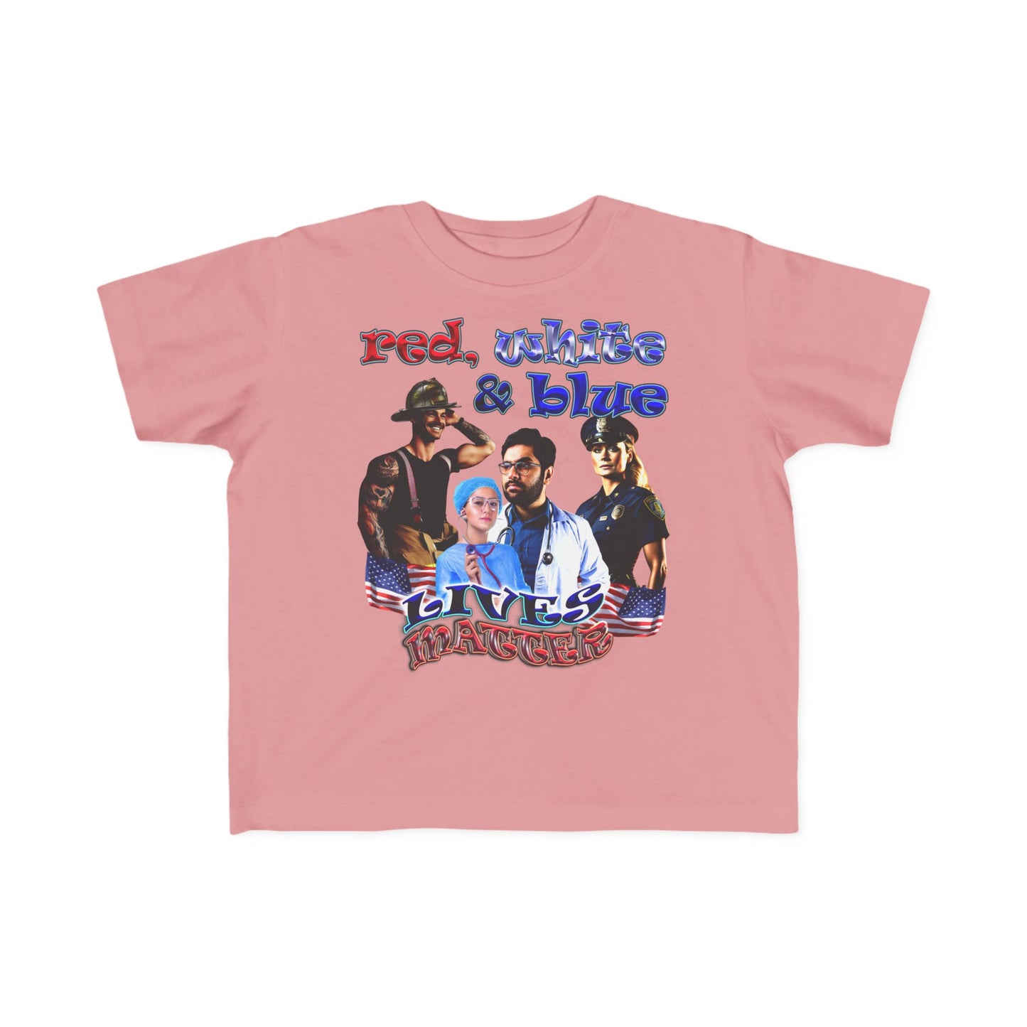 rw&b lives matter - Toddler's Fine Jersey Tee