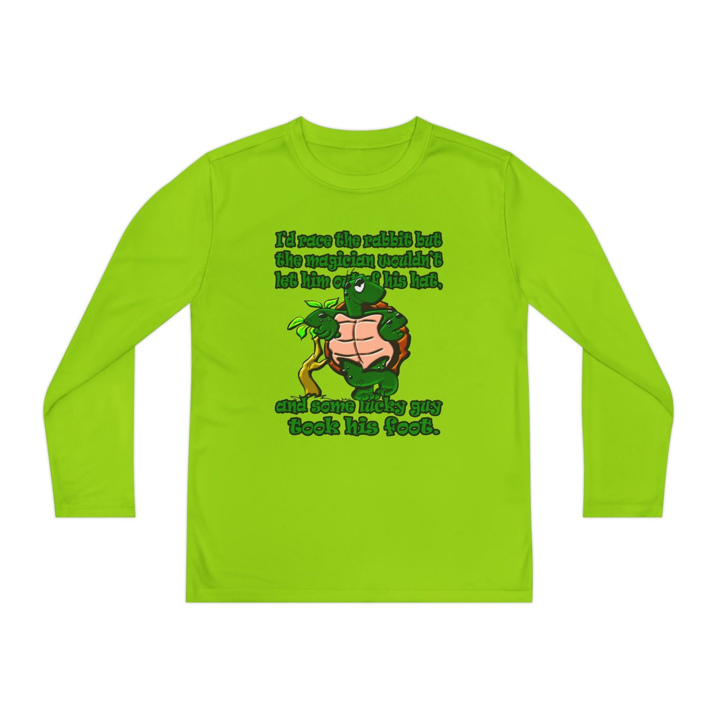 turtle race - Youth Long Sleeve Competitor Tee