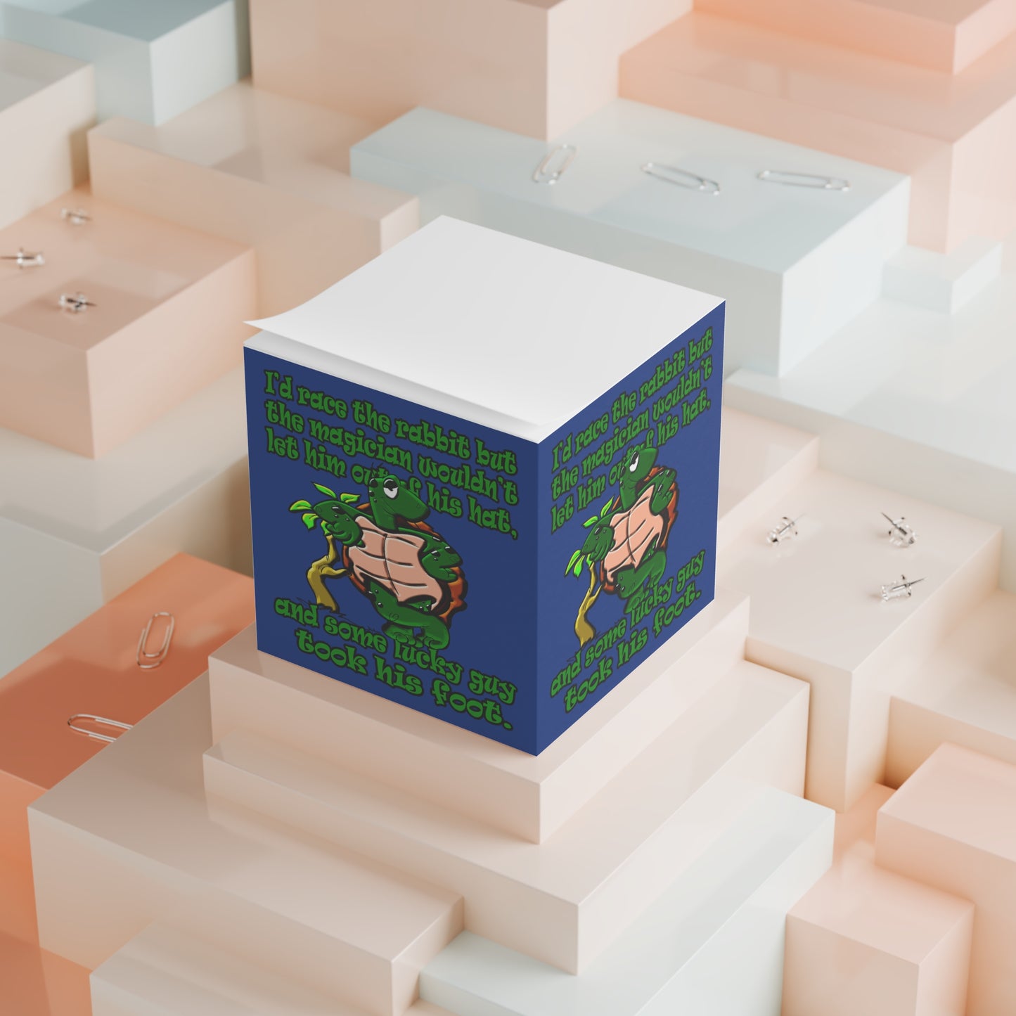 turtle race - note cube (dark blue)