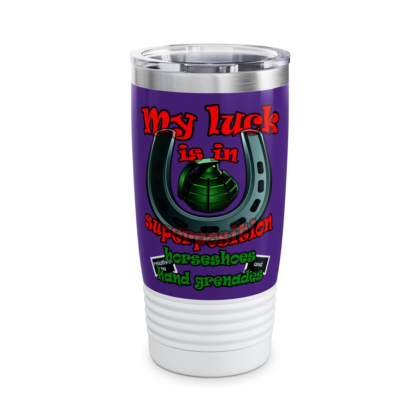 my luck - Ringneck Tumbler, 20oz (purple)