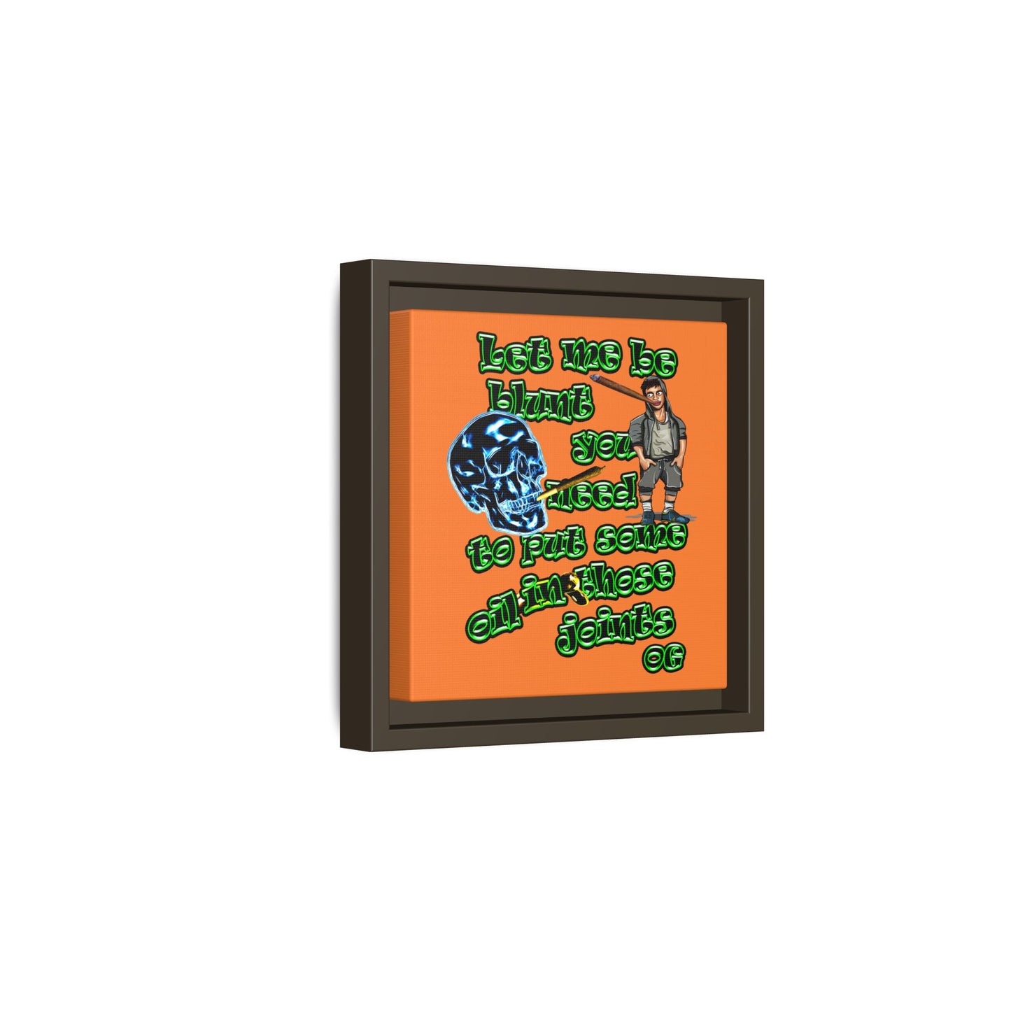 og - framed canvas art (crusta)