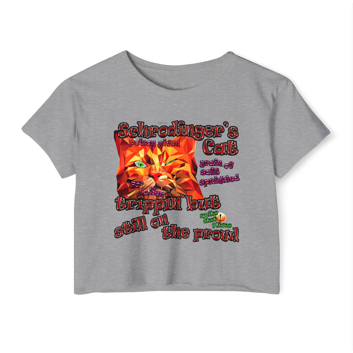 schrodinger's cat - Women's Festival Crop Top