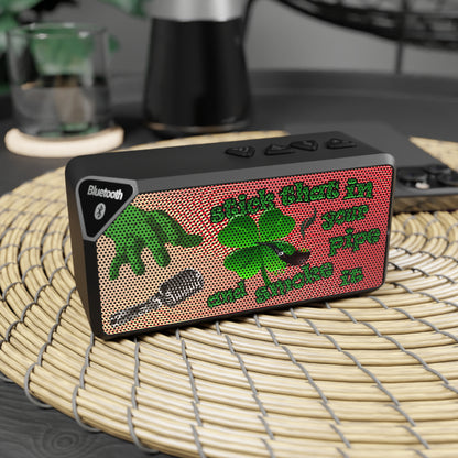stick that in your pipe and smoke it - Jabba Bluetooth Speaker (yellow-orange wave)