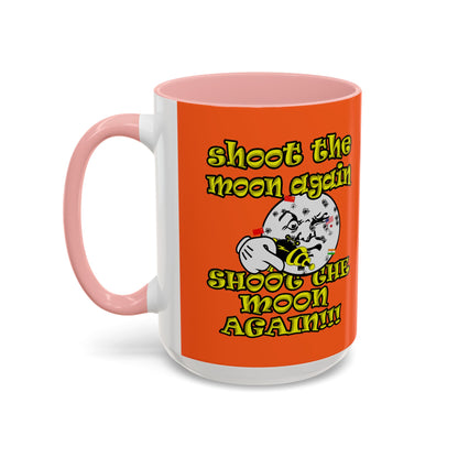 shoot the moon again - Accent Mug (orange)