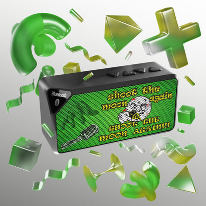 shoot the moon again - Jabba Bluetooth Speaker (green turf)