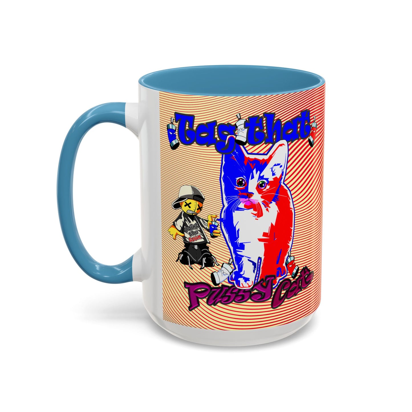tag that - Accent Mug (yellow-orange wave)