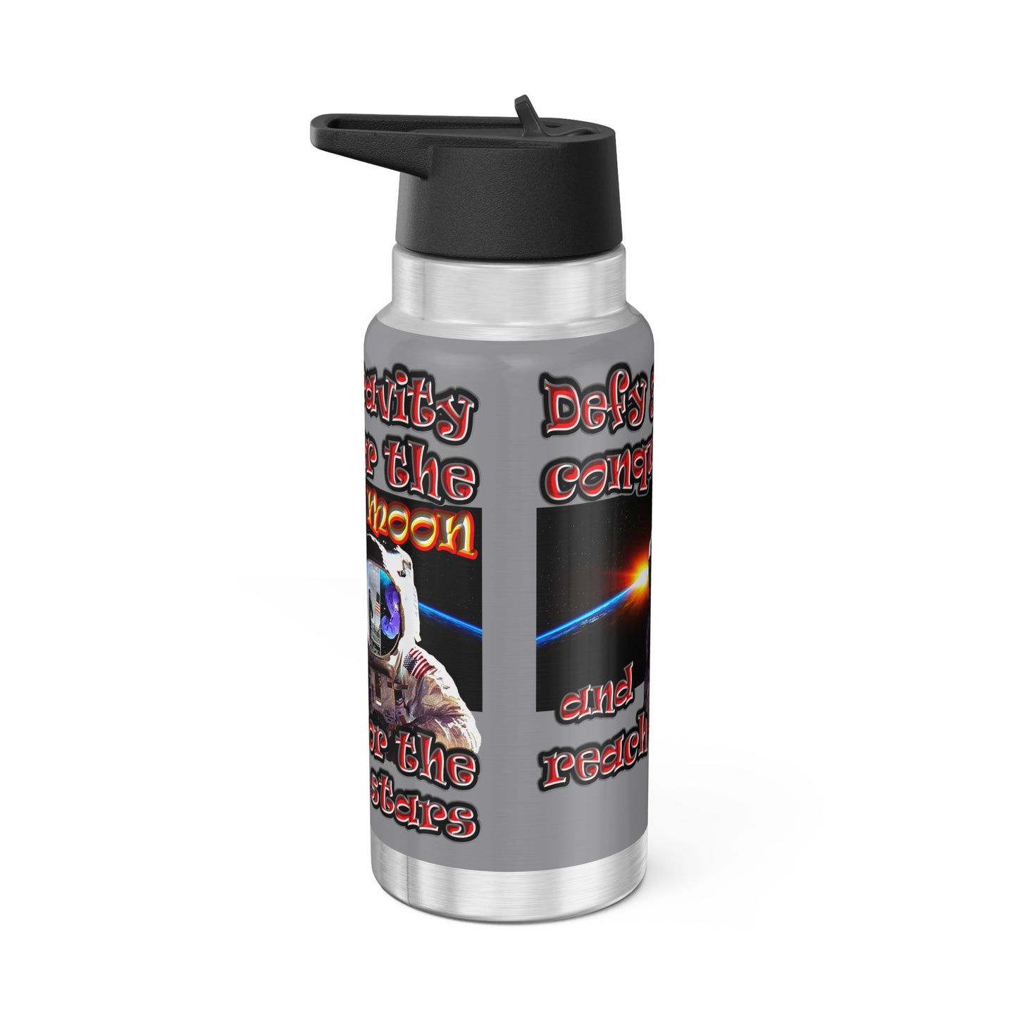 defy conquer reach - Gator Tumbler, 32oz (grey)