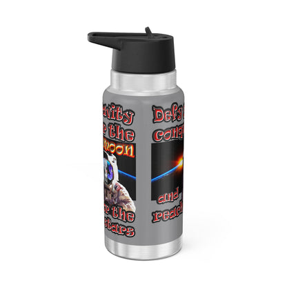 defy conquer reach - Gator Tumbler, 32oz (grey)