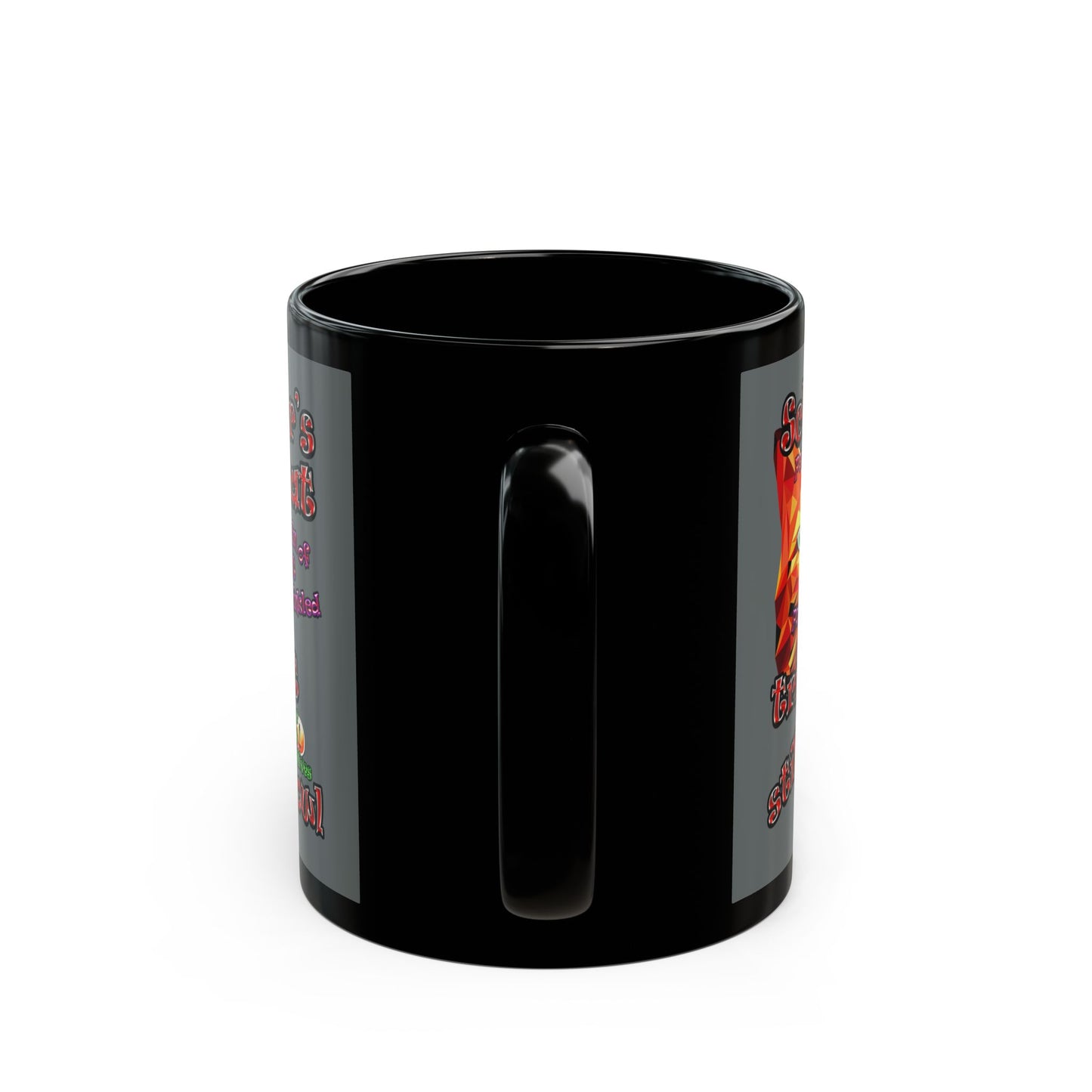 schrodinger's cat - Black Mug (dark grey)