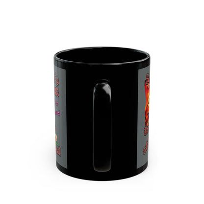 schrodinger's cat - Black Mug (dark grey)