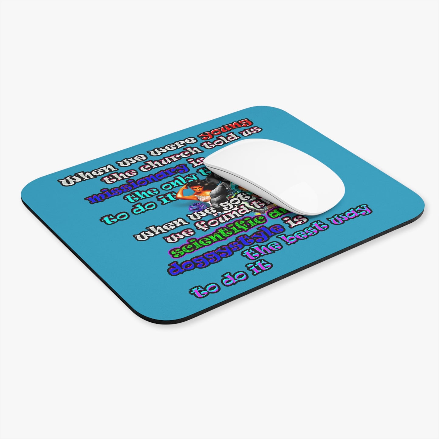 doggystyle - Mouse Pad (Rectangle) (turquoise)