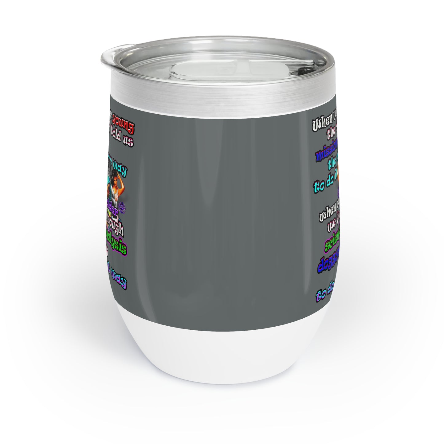 doggystyle - Chill Wine Tumbler (dark grey)