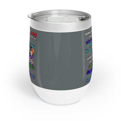 doggystyle - Chill Wine Tumbler (dark grey)