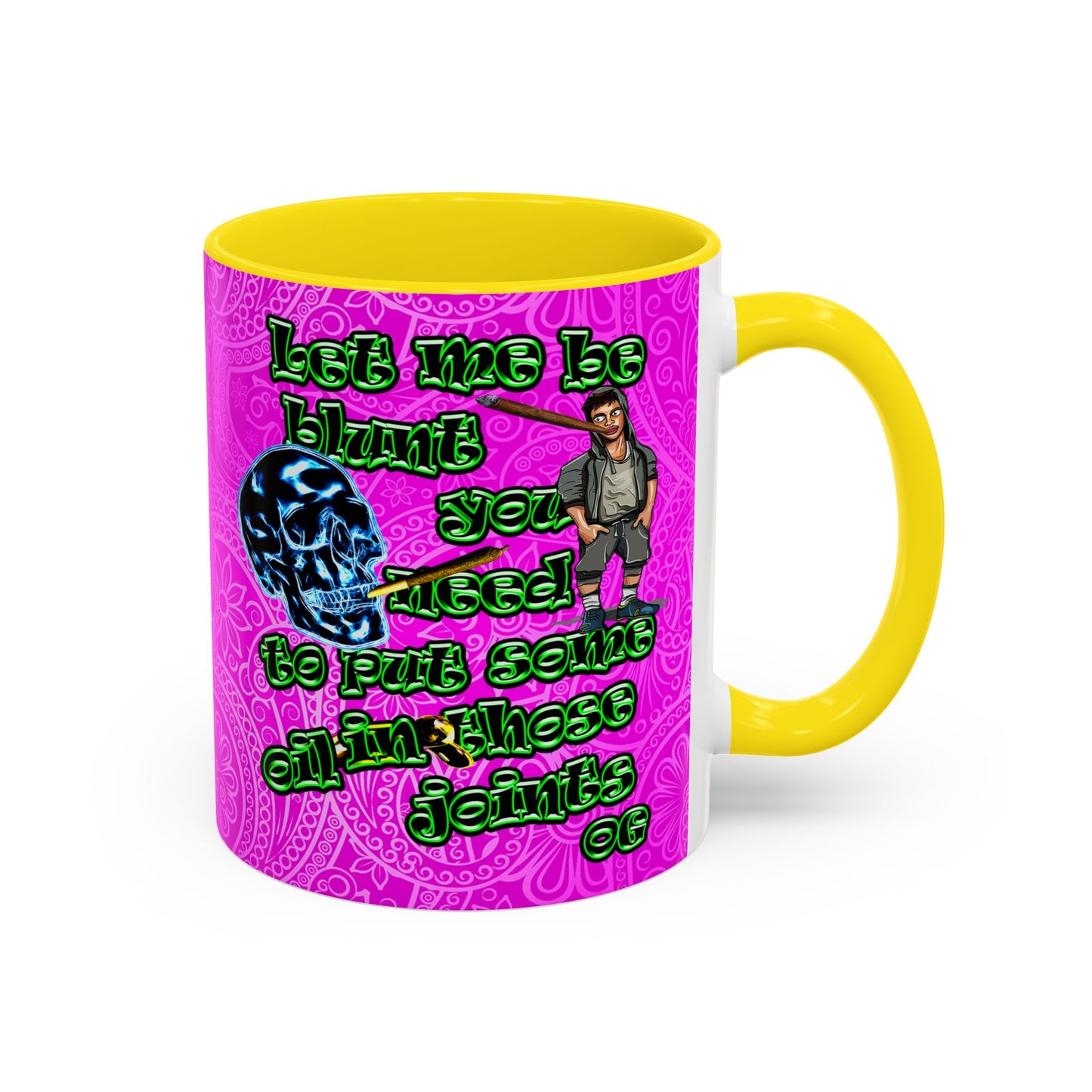 og - Accent Mug (pink swirl)