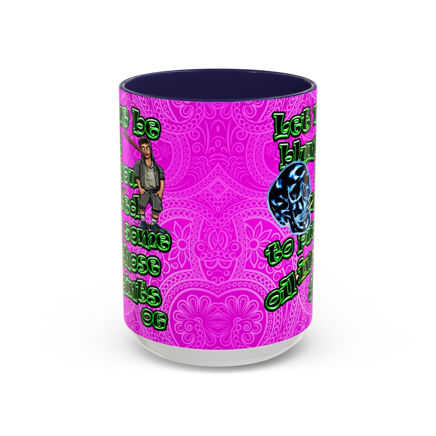 og - Accent Mug (pink swirl)