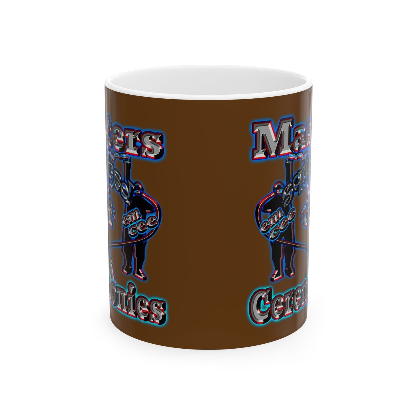em cee squared - White Mug (brown)