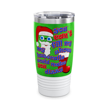 santa's shoes - Ringneck Tumbler, 20oz (green turf)