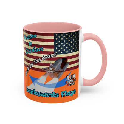 shoot for the stars - Accent Mug (crusta)