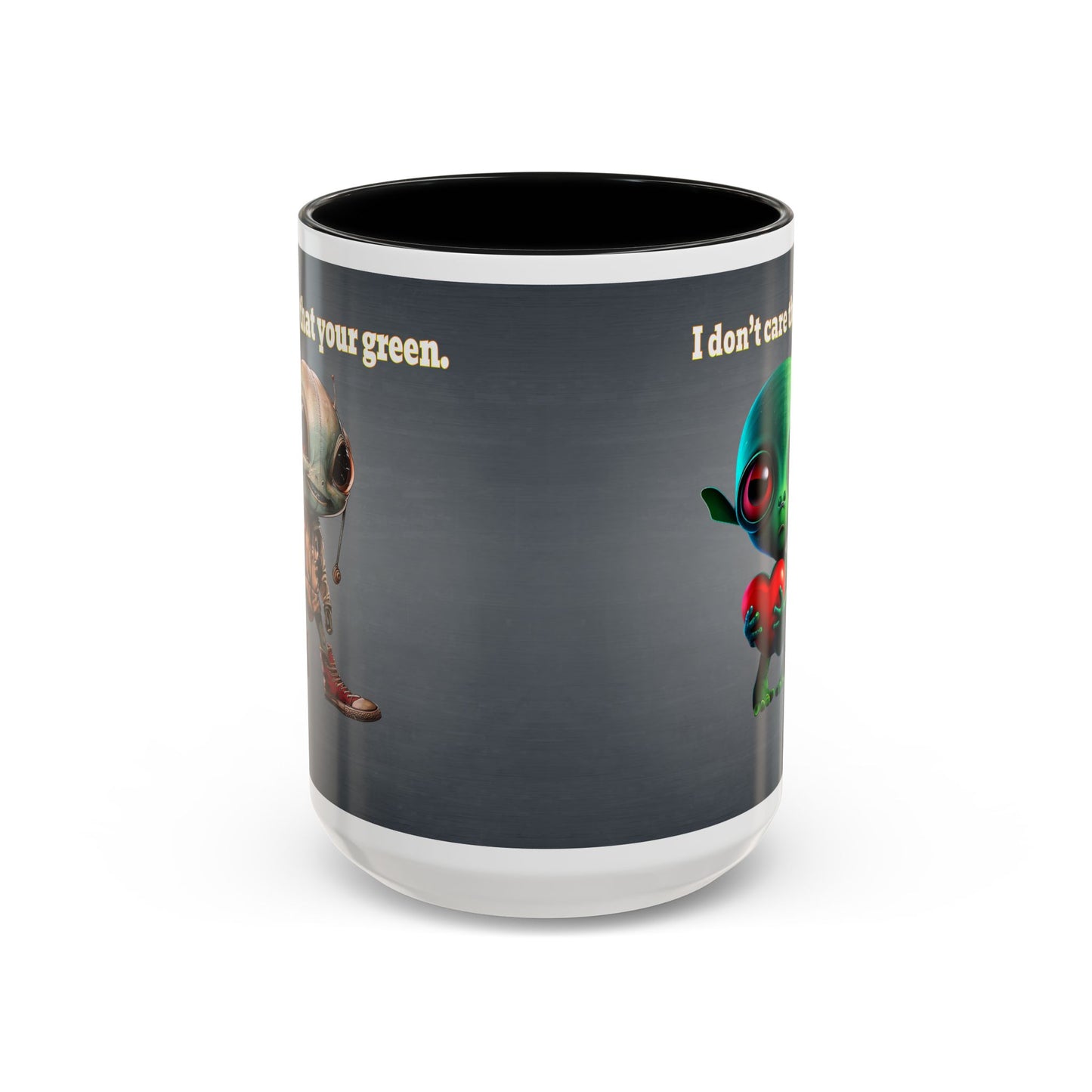 I don't care that your grey - Accent Mug (grey-light grey)