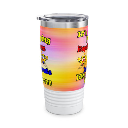 popping like popcorn - Ringneck Tumbler, 20oz (color blur)