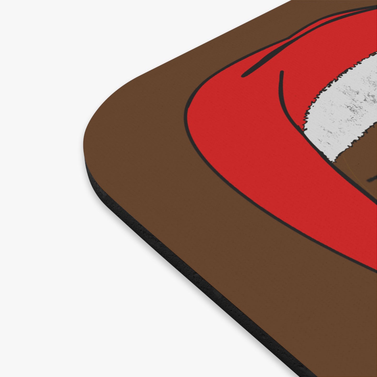santa's shoes - Mouse Pad (Rectangle) (brown)