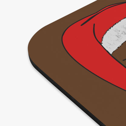 santa's shoes - Mouse Pad (Rectangle) (brown)