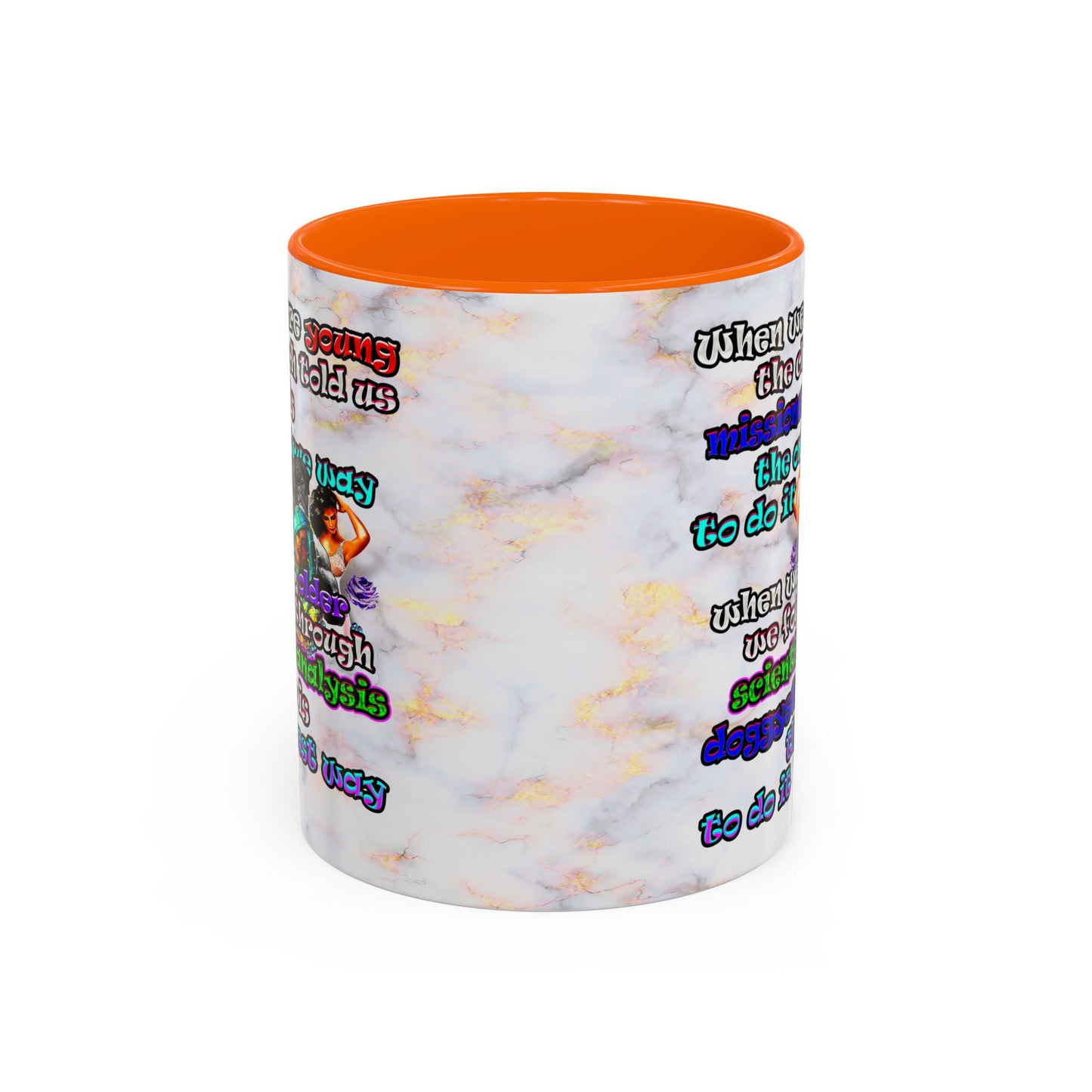 doggystyle - Accent Mug (white marble)