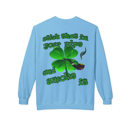 celtics logo - Unisex Midweight Softstyle Fleece Crewneck Sweatshirt