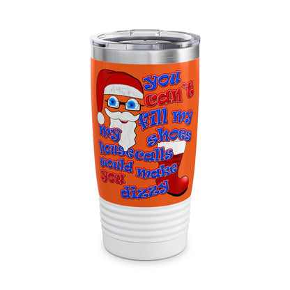 santa's shoes - Ringneck Tumbler, 20oz (orange)