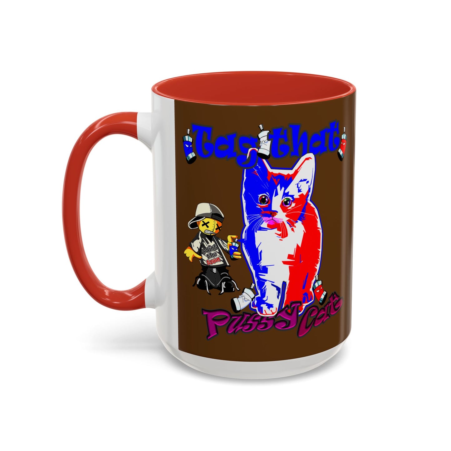 tag that - Accent Mug (brown)