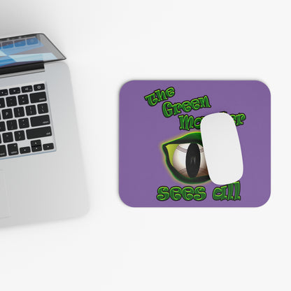 green monster - Mouse Pad (Rectangle) (light purple)