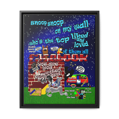 snoops - framed canvas art