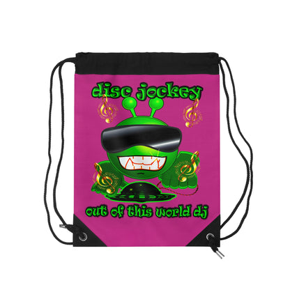 disc jockey - Drawstring Bag (pink)