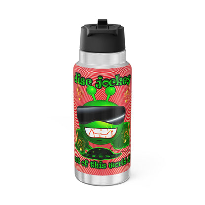 disc jockey - Gator Tumbler, 32oz (yellow-orange wave)