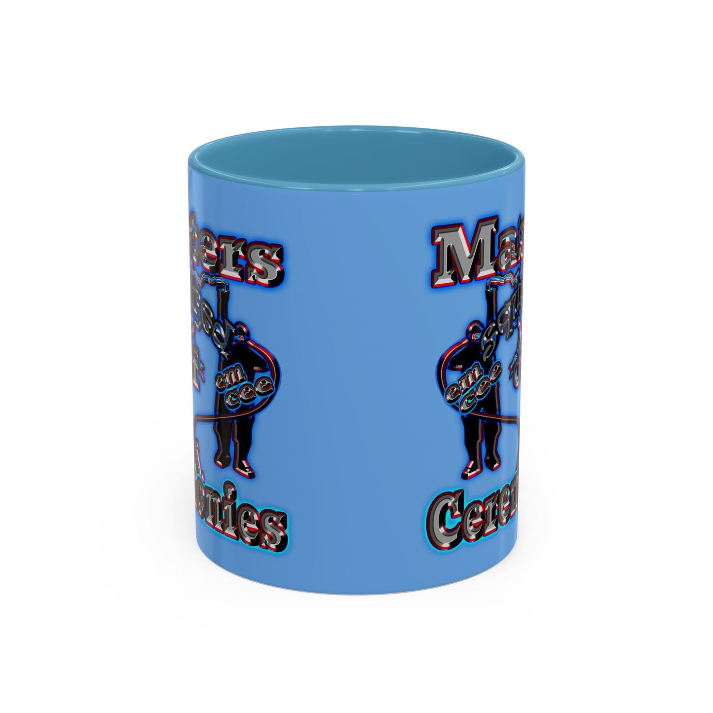 em cee squared - Accent Mug (light blue)