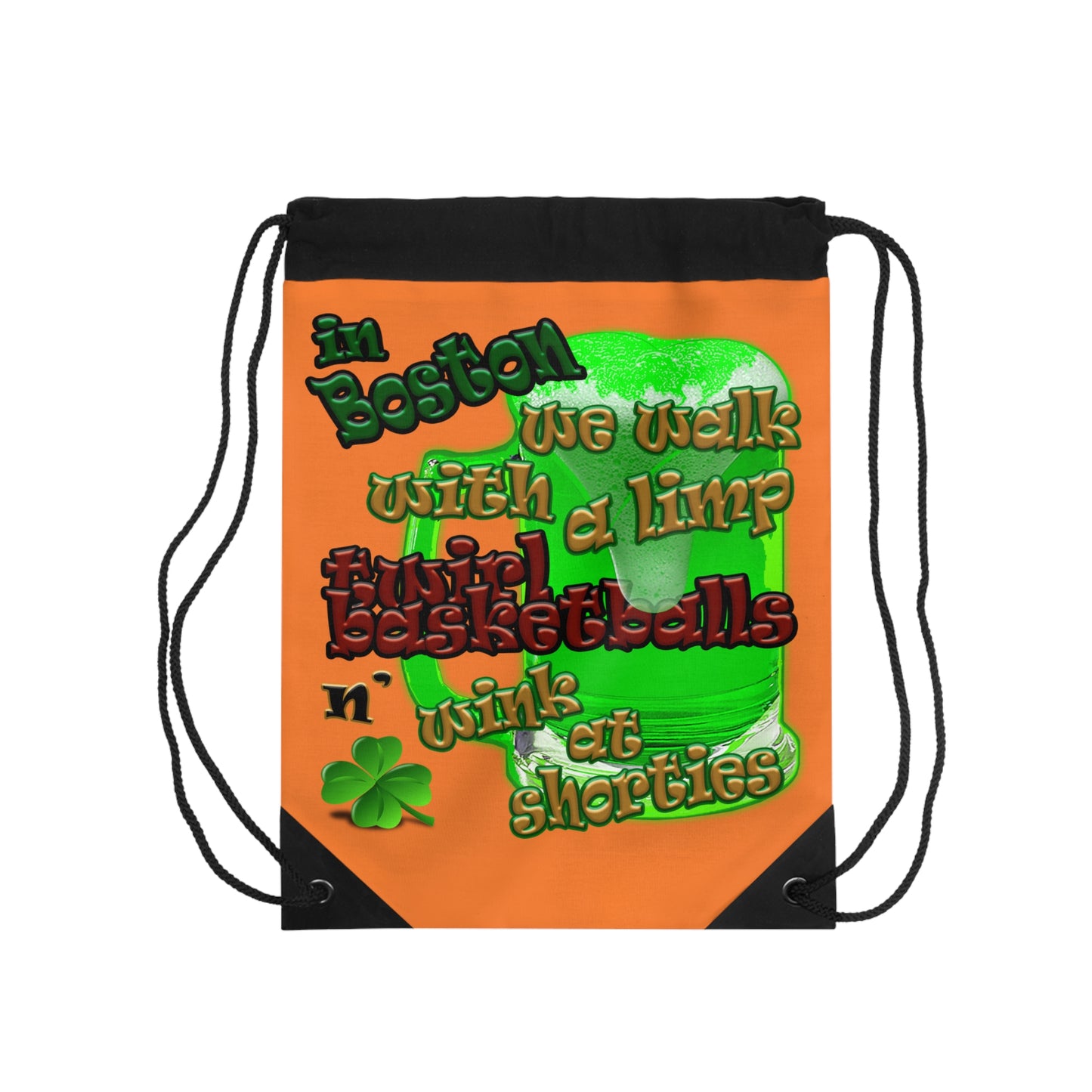celtics logo - Drawstring Bag (crusta)