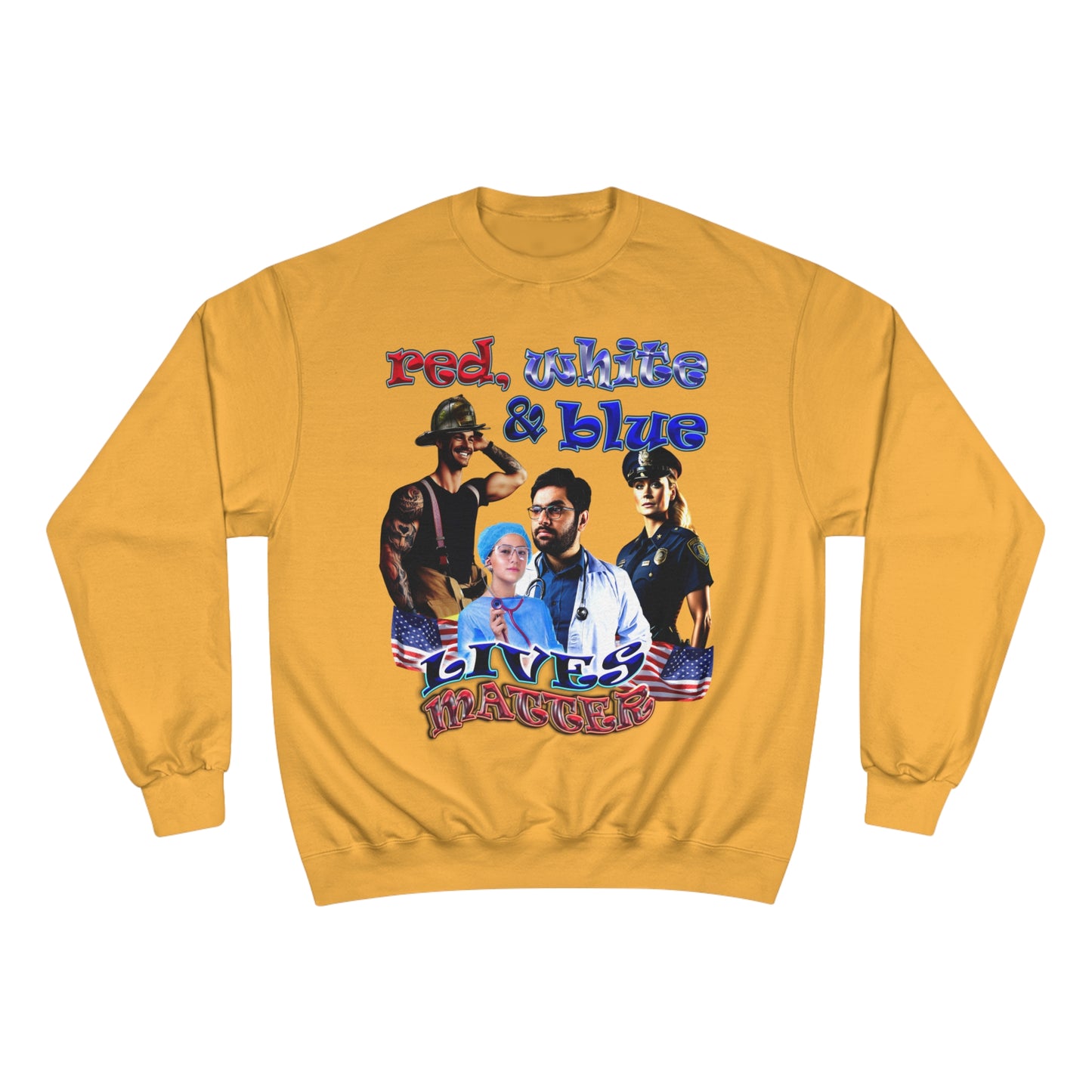 rw&b lives matter - Champion Sweatshirt