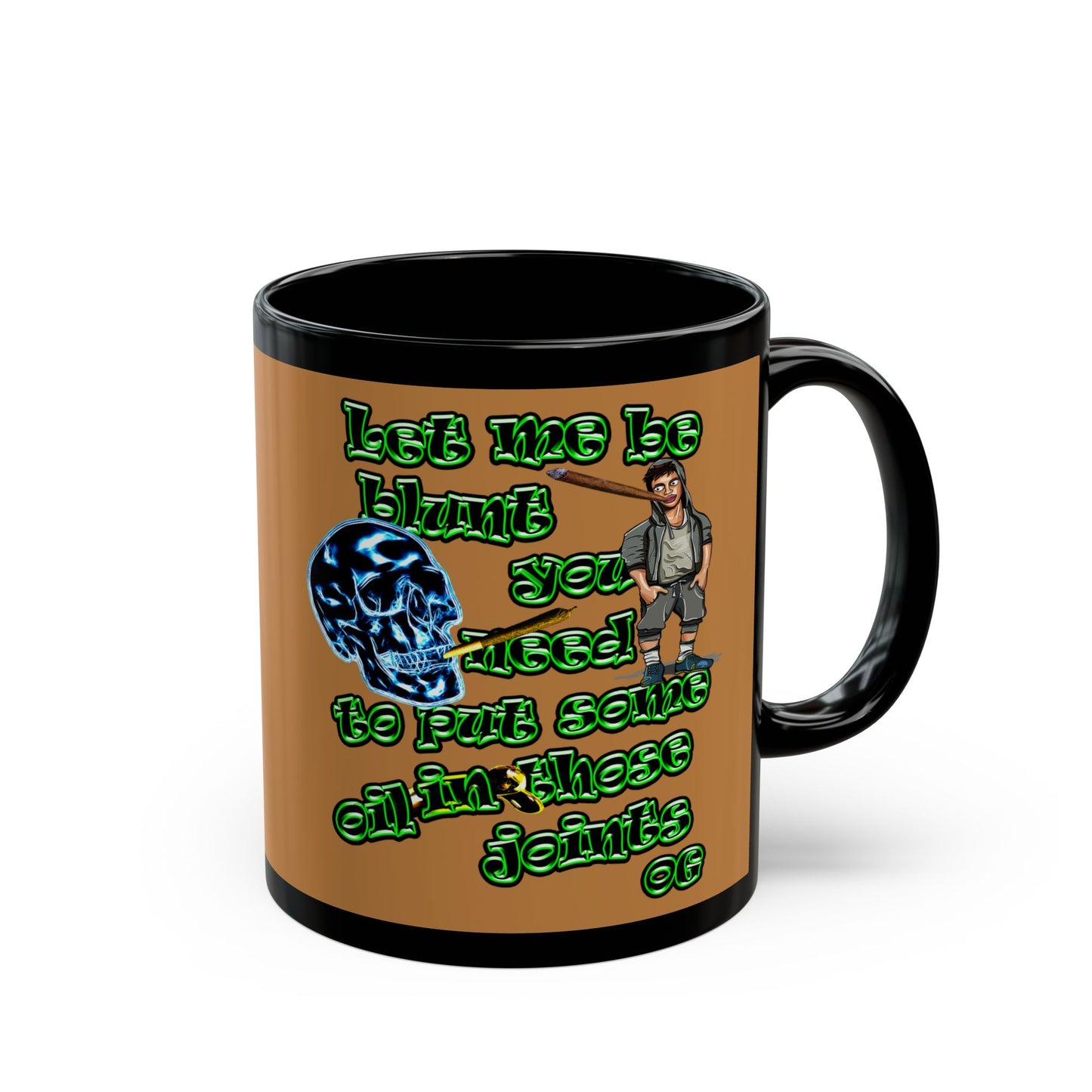og - Black Mug (light brown)