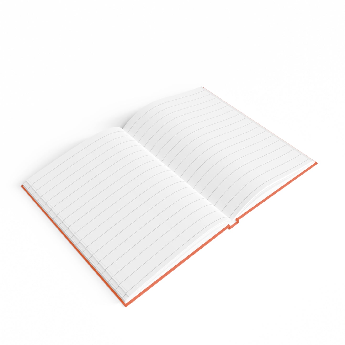 defy conquer reach - journal-lined (orange)