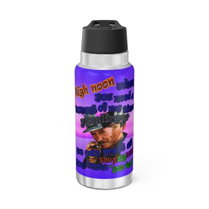 high noon - Gator Tumbler, 32oz  (purple-pink wave)