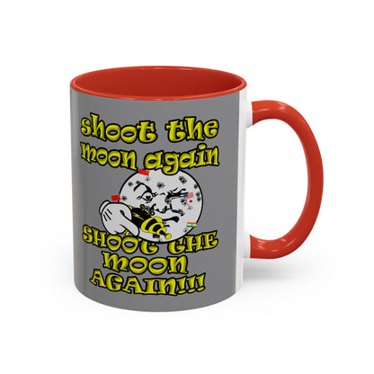 shoot the moon again - Accent Mug (grey)