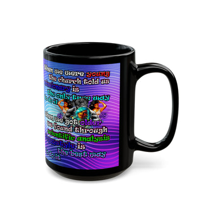 doggystyle - Black Mug (purple wave)