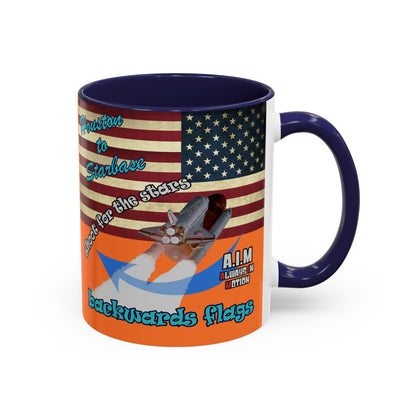 shoot for the stars - Accent Mug (crusta)