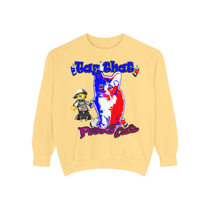 tag that - Unisex Garment-Dyed Sweatshirt
