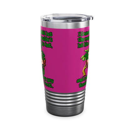 turtle race - Ringneck Tumbler, 20oz (pink)