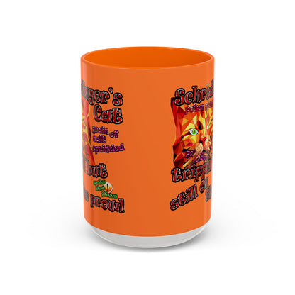 schrodinger's cat - Accent Mug (crusta)