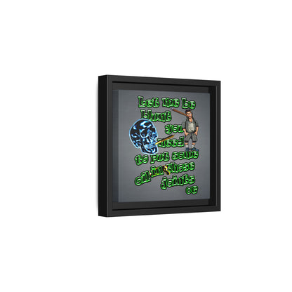 og - framed canvas art (grey-light grey)