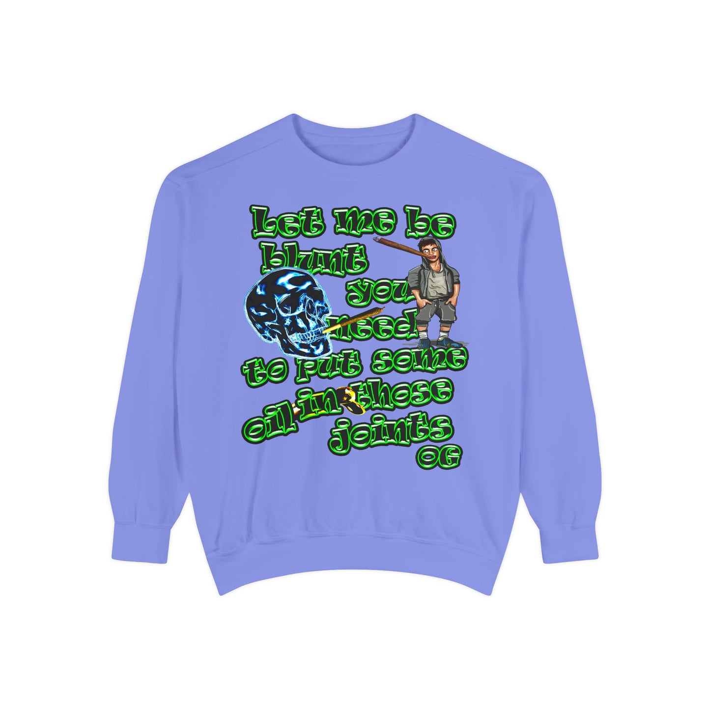 og - Unisex Garment-Dyed Sweatshirt