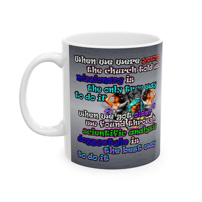 doggystyle - White Mug (brushed nickel)